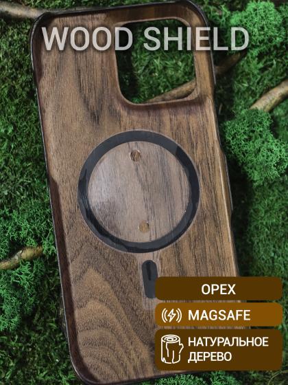 Деревянный чехол для iPhone 16 Pro Max